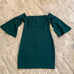 Off the shoulder Bell-sleeve Dress